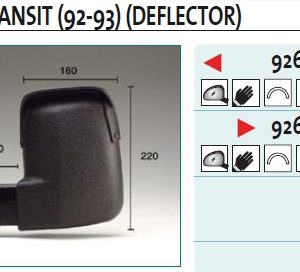 Зеркало правое механическое