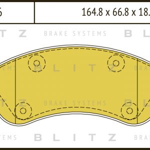 Колодки тормозные передние к-кт