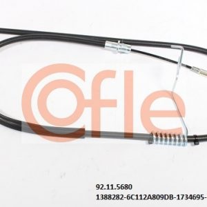 Трос стояночного тормоза левый