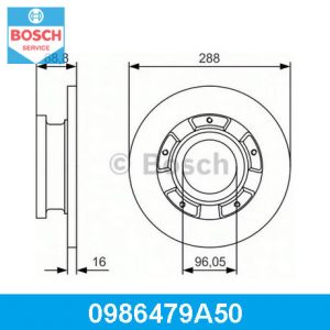 Диск тормозной задний