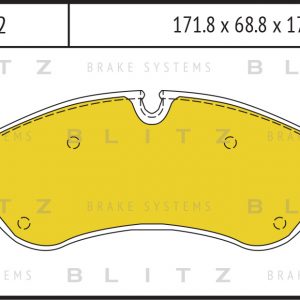 Колодки тормозные передние к-кт