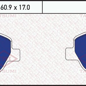 Колодки тормозные задние дисковые к-кт