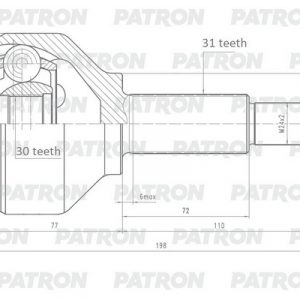 ШРУС наружный передний