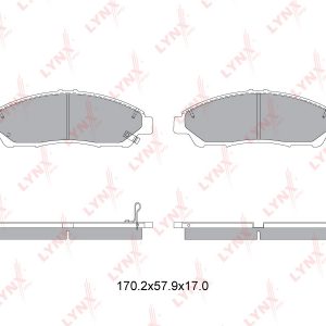 Колодки тормозные передние к-кт