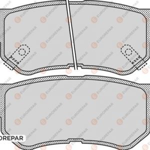 Колодки тормозные задние дисковые к-кт