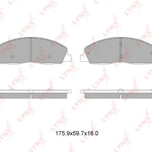 Колодки тормозные передние к-кт