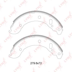 Колодки барабанные к-кт