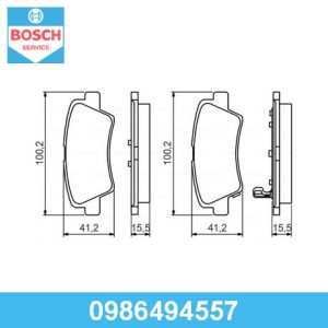 Колодки тормозные задние дисковые к-кт