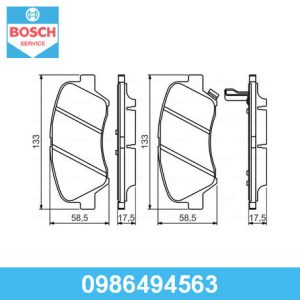 Колодки тормозные передние к-кт