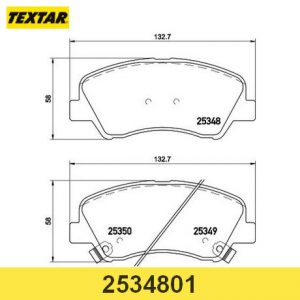 Колодки тормозные передние к-кт