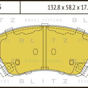 Колодки тормозные передние к-кт