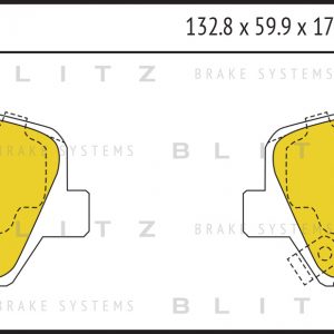Колодки тормозные передние к-кт