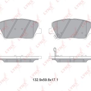 Колодки тормозные передние к-кт