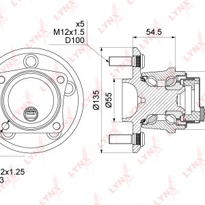 Ступица задняя