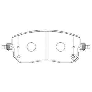 Колодки тормозные передние к-кт