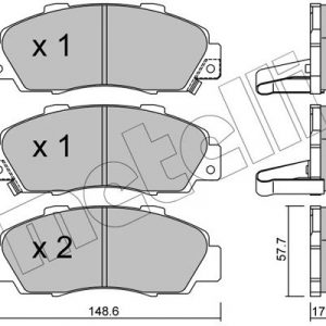 Колодки тормозные передние к-кт