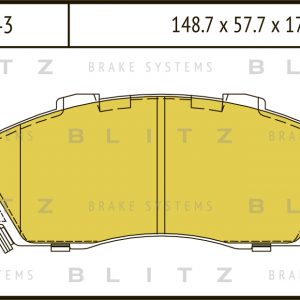 Колодки тормозные передние к-кт