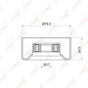 Ролик-натяжитель ручейкового ремня