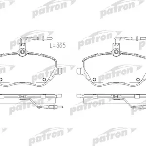Колодки тормозные передние к-кт