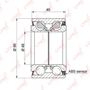Подшипник ступицы (к-кт)