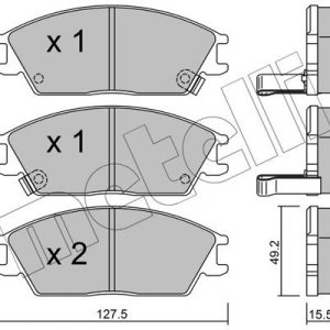 Колодки тормозные передние к-кт