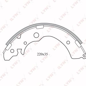 Колодки барабанные к-кт