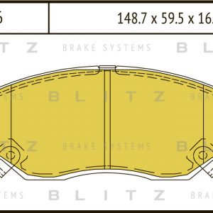 Колодки тормозные передние к-кт