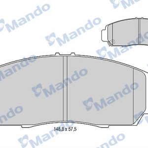 Колодки тормозные передние к-кт