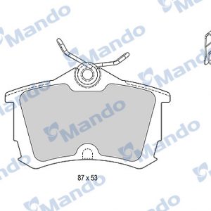 Колодки тормозные задние дисковые к-кт