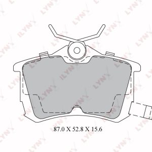 Колодки тормозные задние дисковые к-кт