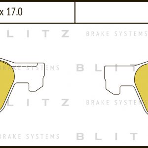 Колодки тормозные передние к-кт