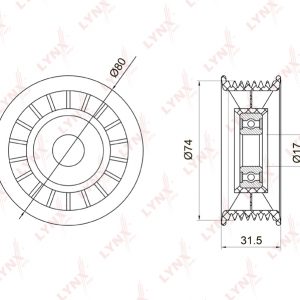 Ролик дополнительный руч. ремня