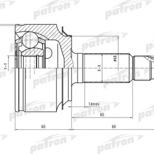 ШРУС наружный передний