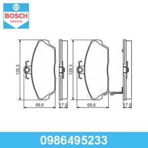 Колодки тормозные передние к-кт