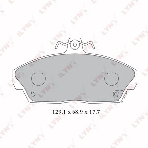 Колодки тормозные передние к-кт