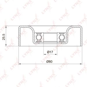Ролик-натяжитель ручейкового ремня