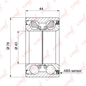 Подшипник ступицы (к-кт)