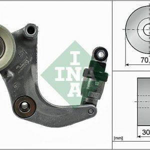 Ролик руч.ремня с кронштейном