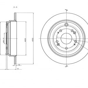 Диск тормозной задний