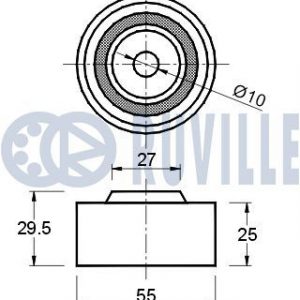 Ролик дополнительный ремня ГРМ