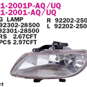 Фара противотуманная правая