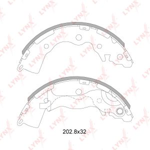 Колодки барабанные к-кт