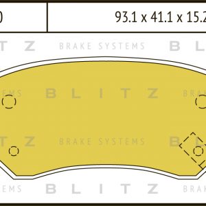 Колодки тормозные задние дисковые к-кт