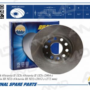 Диск тормозной задний