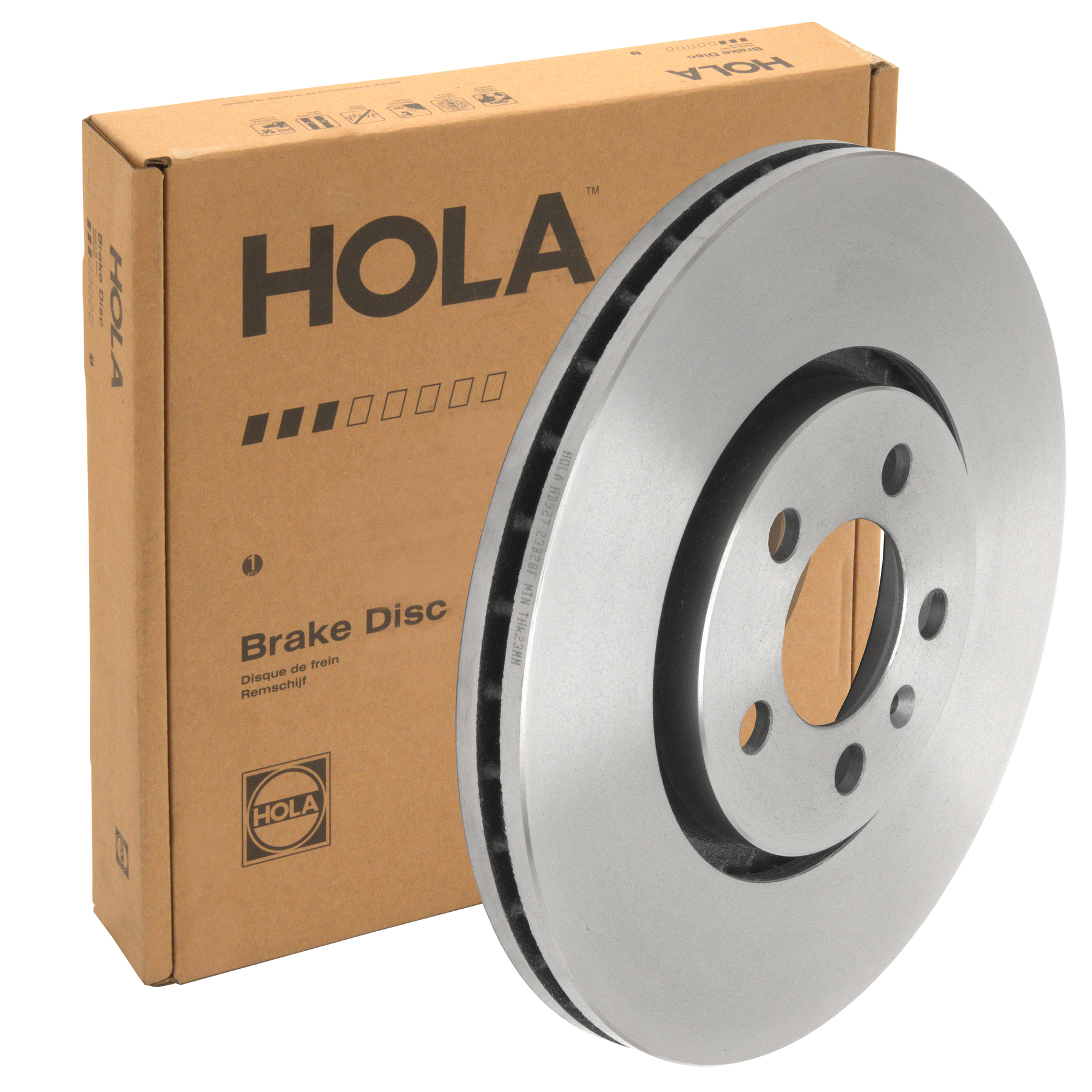 Диск тормозной передний вентилируемый