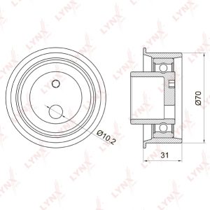 Ролик-натяжитель ремня ГРМ