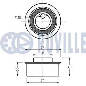 Ролик-натяжитель ремня ГРМ