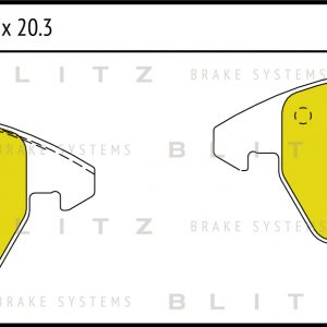 Колодки тормозные передние к-кт