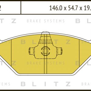 Колодки тормозные передние к-кт