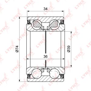 Подшипник ступицы (к-кт)